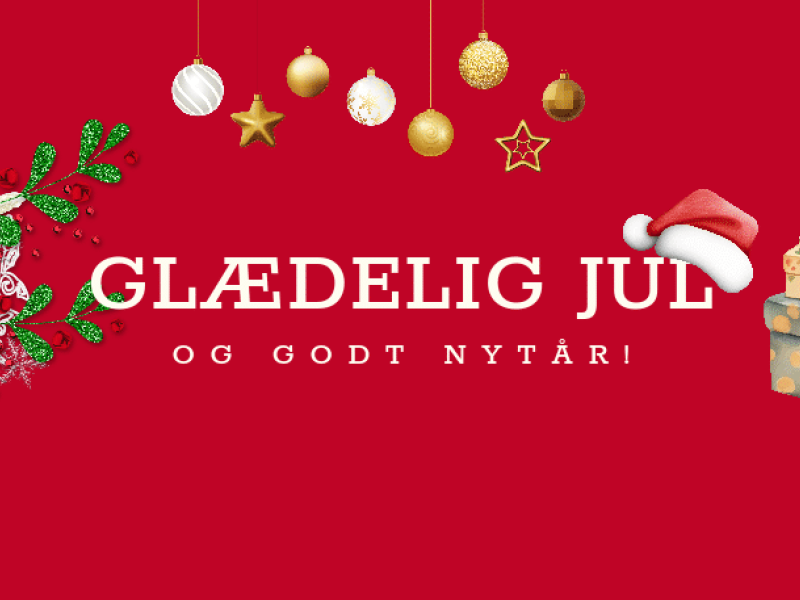 Glædelig jul og godt nytnår!