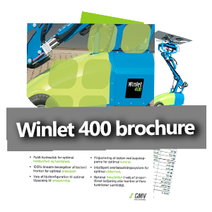 Brochure med Winlet vinduesløfter produktprogrammet