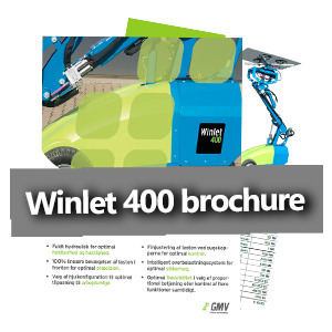 Brochure med Winlet vinduesl&oslash;fter produktprogrammet