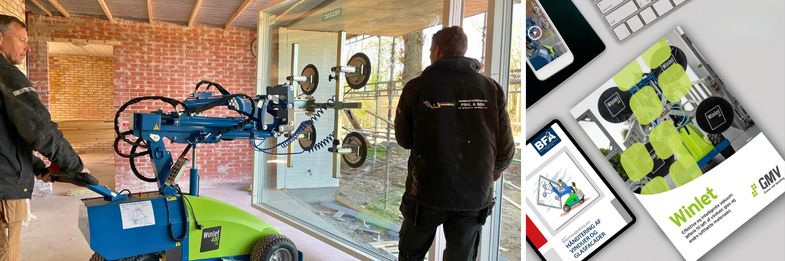 Winlet vinduesløfter download brochure, film og BFA vejlednign