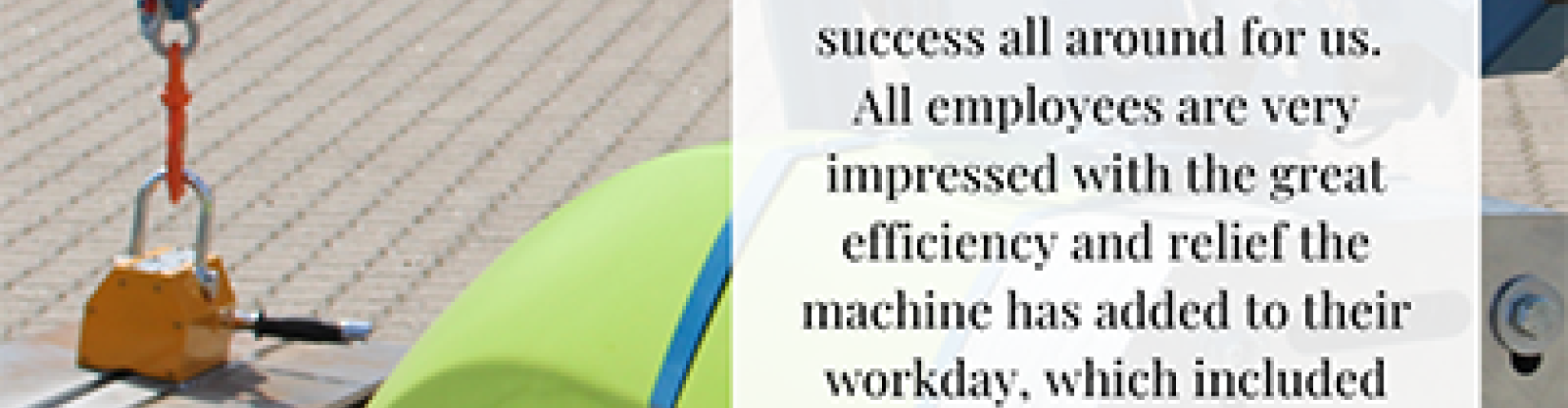 Winlet Lasius 1t kran til tunge l&oslash;ft