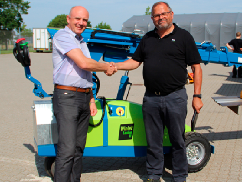 Kran til tunge løft fra GMV til Inrotech