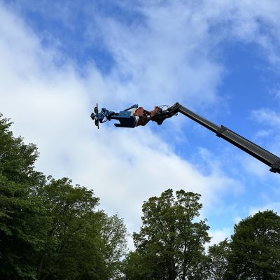 Winlet 575TH glazing robot for Telehandler