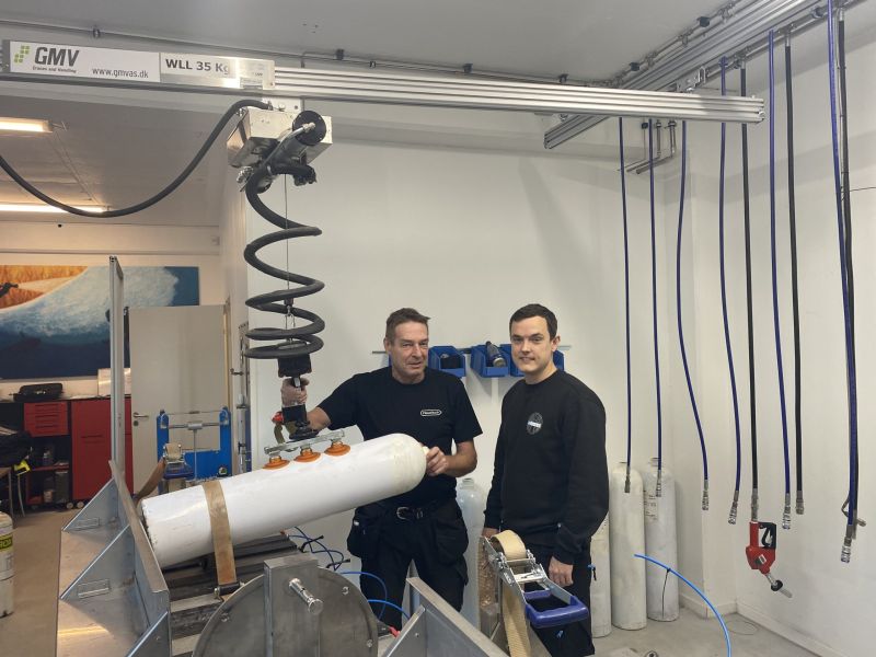 L&oslash;fteudstyr fra GMV hos B-Tech Inspection