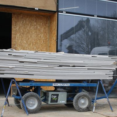 ErgoMover Lift & Go - afs&aelig;tning af gips