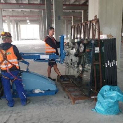 Winlet 350TH Fensterheber auf Teleskoplader