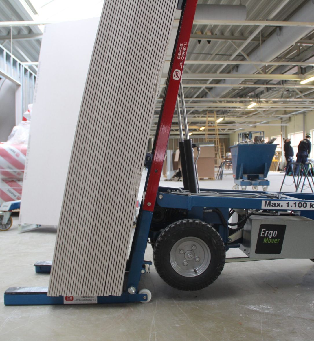 ErgoMover Manipulator gipspladevogn med gipsplader