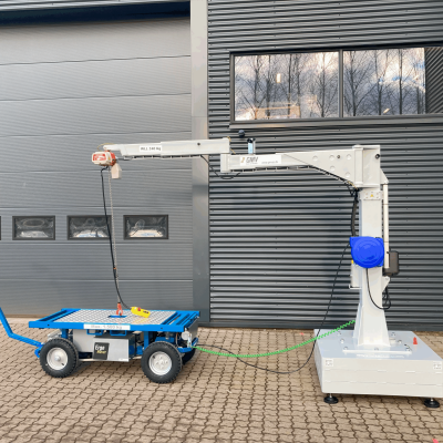 Flytbar kn&aelig;karmskran